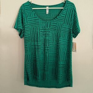 Lularoe Classic T Medium Green NWT